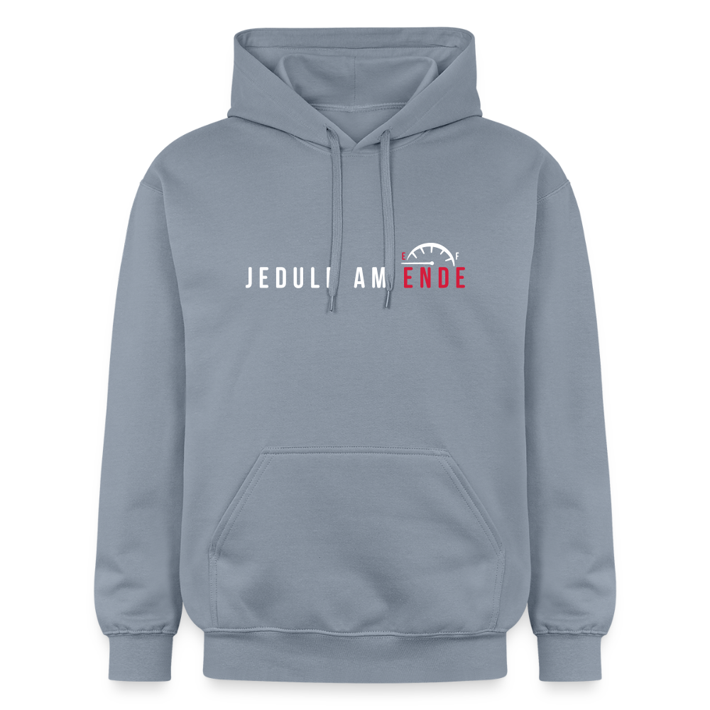 Jeduld am Ende - Hoodie - Blau