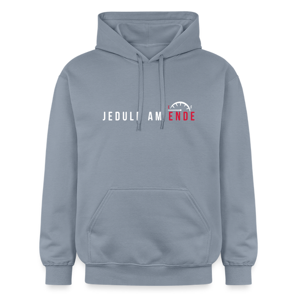Jeduld am Ende - Hoodie - Blau