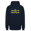 Bin jeheimnisvoll wie'n Dönerrezept. - Unisex Hoodie - Navy