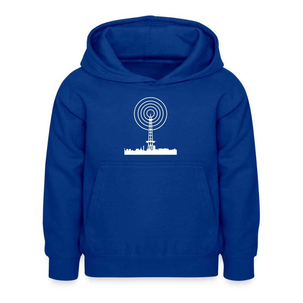 Funkturm im Fokus - Kinder Hoodie - Royalblau