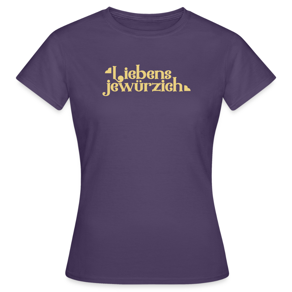 Liebensjewürzich - Frauen Premium T-Shirt - Dunkellila
