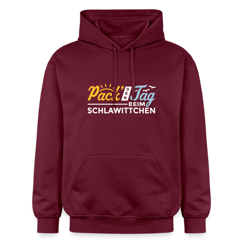 Pack' den Tag beim Schlawittchen - Hoodie - Maroon