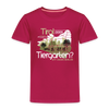 Tirol oder Tiergarten - Kinder Premium T-Shirt - dunkles Pink