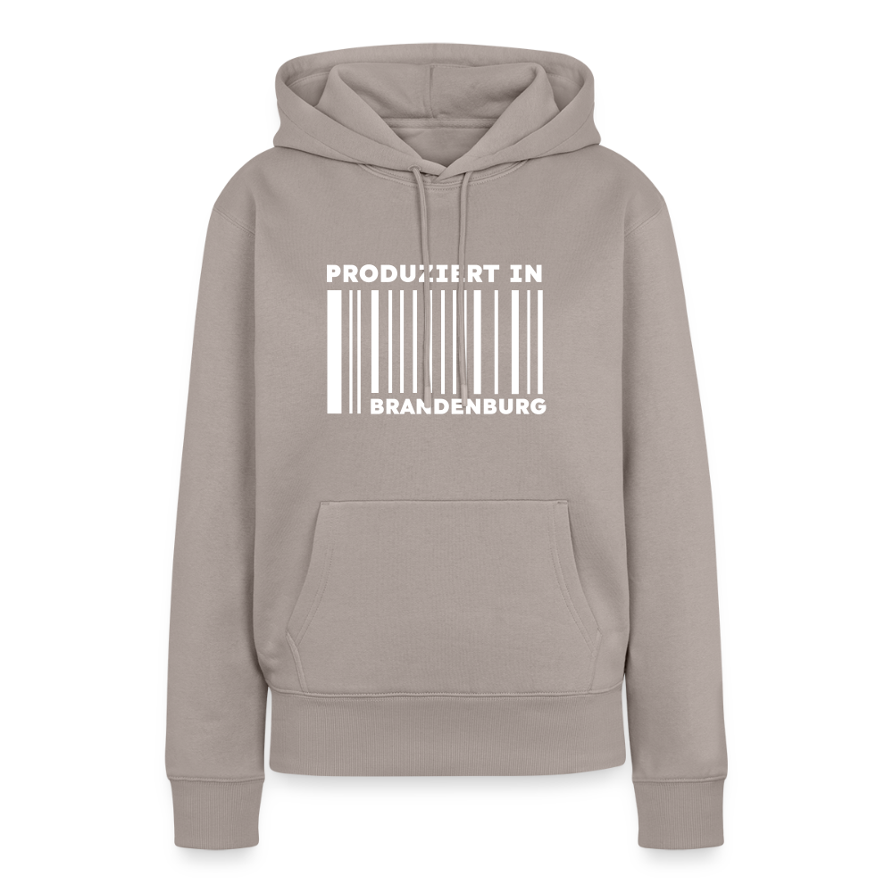 PRODUZIERT IN BRANDENBURG - Frauen Premium Hoodie - Taupe