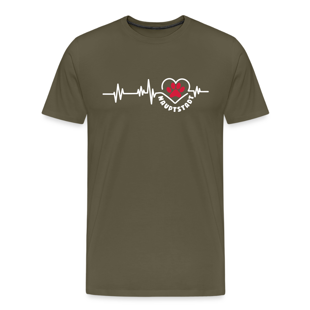 Haupstadt - Männer Premium T-Shirt - Khaki