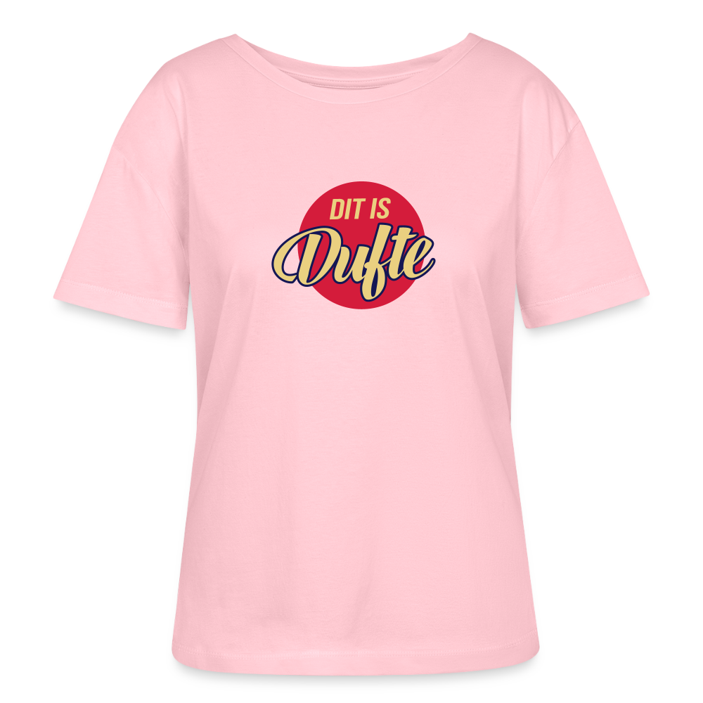 Dit Is Dufte - Relaxed Rundhals Frauen Bio-T-Shirt - Hellrosa