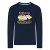 Kreta oder Kreuzberg - Kinder Langarmshirt - Navy