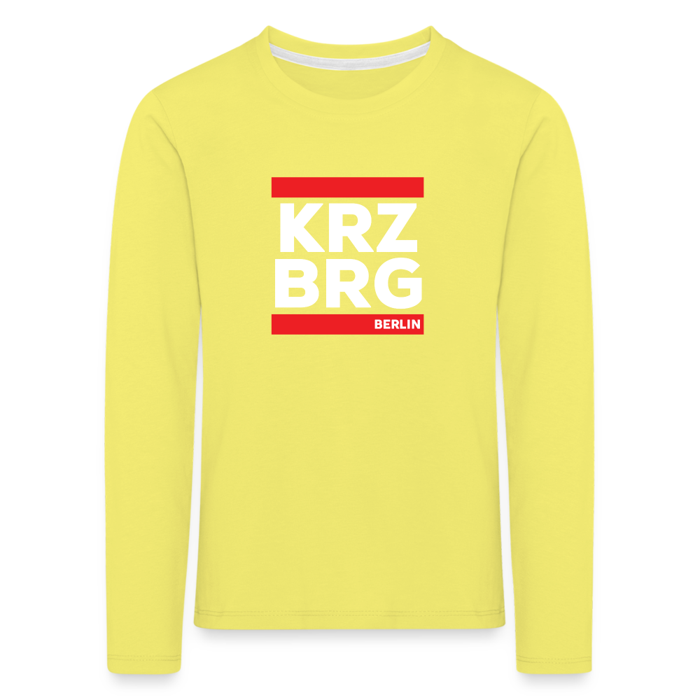 KRZBRG - Kinder Langarmshirt - Gelb