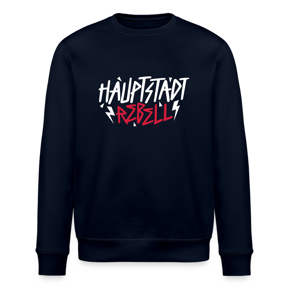 Haupstadt Rebell - Unisex Bio Sweatshirt - Navy