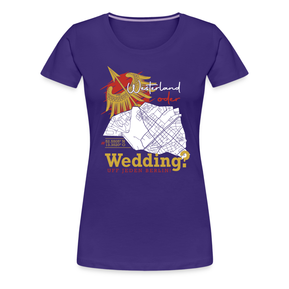 Westerland oder Wedding - Frauen Premium T-Shirt - Lila
