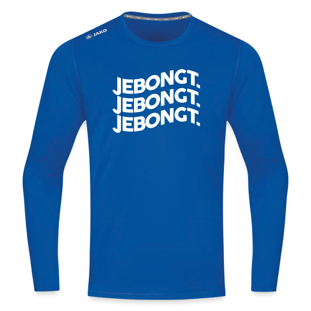 Jebongt! - Männer Sport Langamshirt - Royalblau