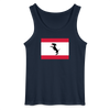 Berliner Flagge mit Hund - Männer Tank Top - Navy