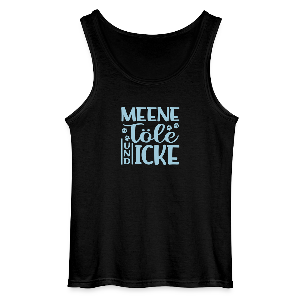 Meene Töle und Icke - Männer Tank Top - Schwarz