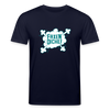 Faxen Dicke! - Unisex Bio T-Shirt - Navy