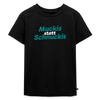 Muckis statt Schnuckis - Kinder Premium T-Shirt - Schwarz