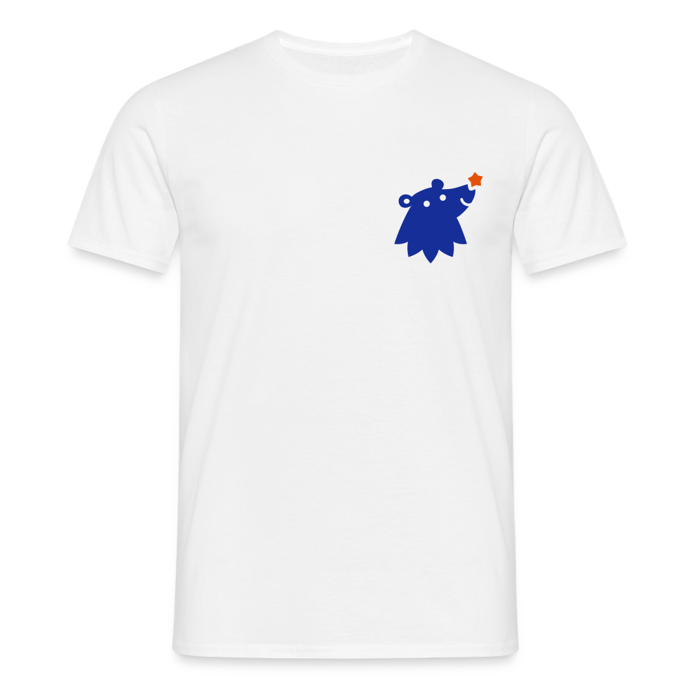 Schnauze Bär - Männer Premium T-Shirt - Weiß
