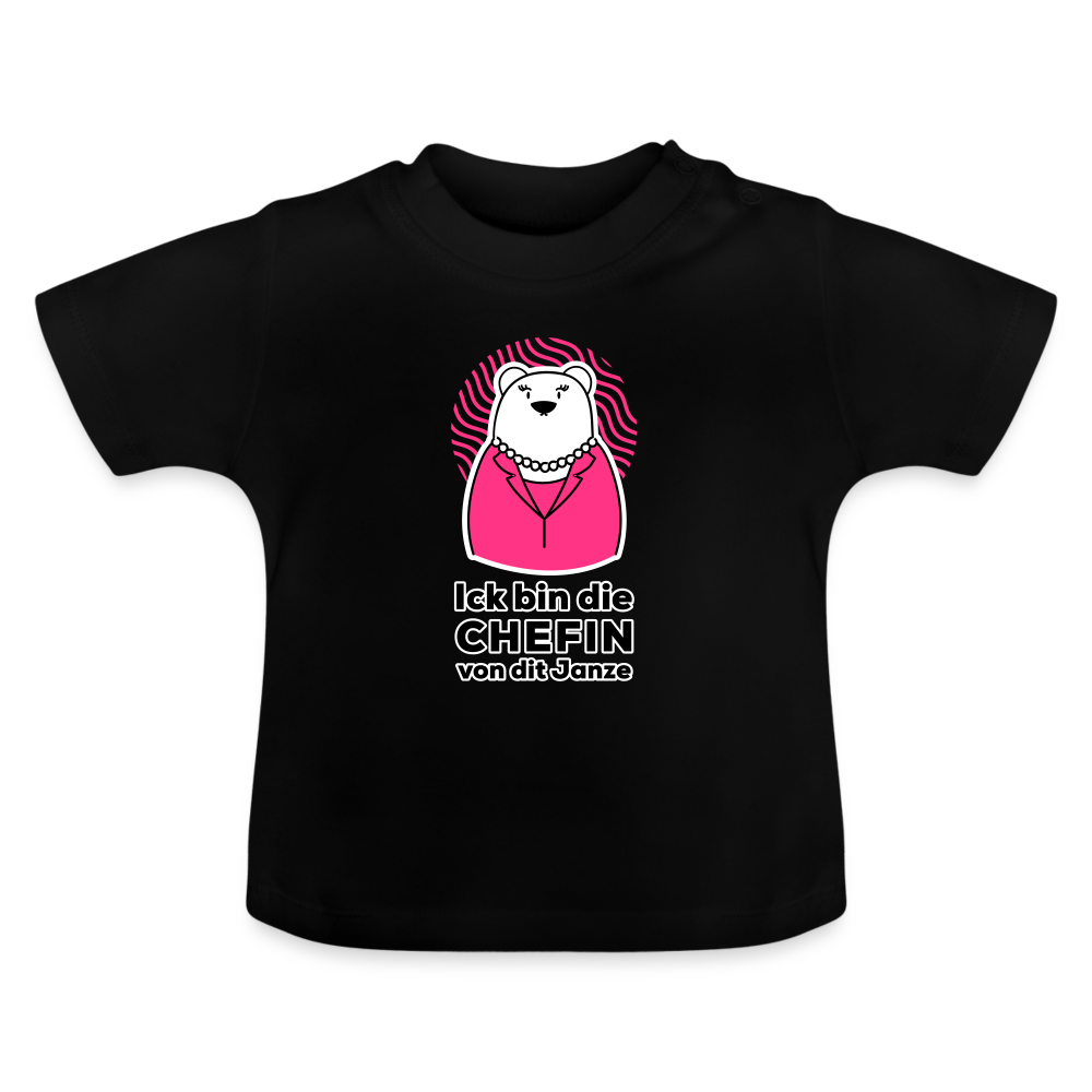 Chefin - Baby T-Shirt - Schwarz