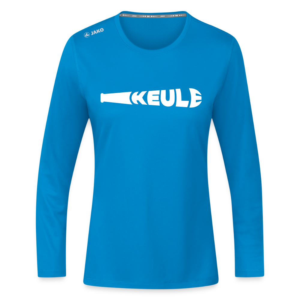 Keule - Frauen Sport Langarmshirt - Saphirblau