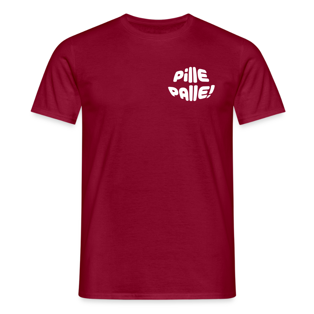 Pille Palle - Männer Premium T-Shirt - Ziegelrot