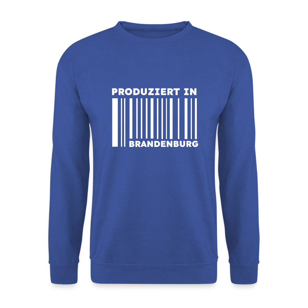 PRODUZIERT IN BRANDENBURG - Unisex Pullover - Royalblau