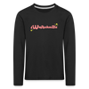 Westschnitte - Kinder Langarmshirt - Schwarz
