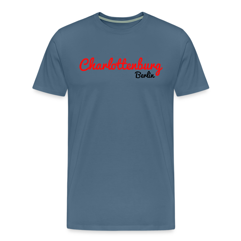 Charlottenburg Berlin - Männer Premium T-Shirt - Blaugrau