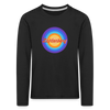 Lichtenberg Retro - Kinder Langarmshirt - Schwarz