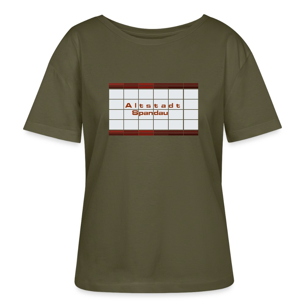 Altstadt Spandau - Relaxed Rundhals Frauen Bio-T-Shirt - Khaki