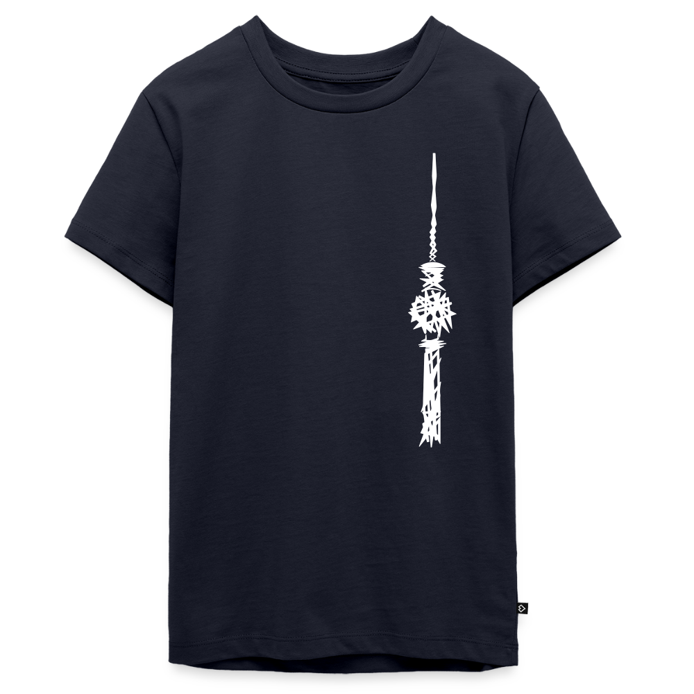 Fernsehturm Zick zack - Teenager Premium T-Shirt - Navy