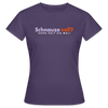 Schnauze voll? Dann halt sie mal! - Frauen Premium T-Shirt - Dunkellila