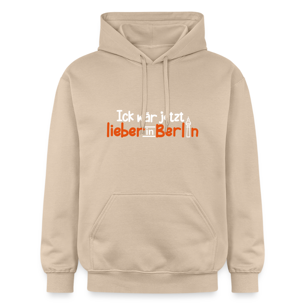 Ick wär jetzt lieber in Berlin - Hoodie - Sand