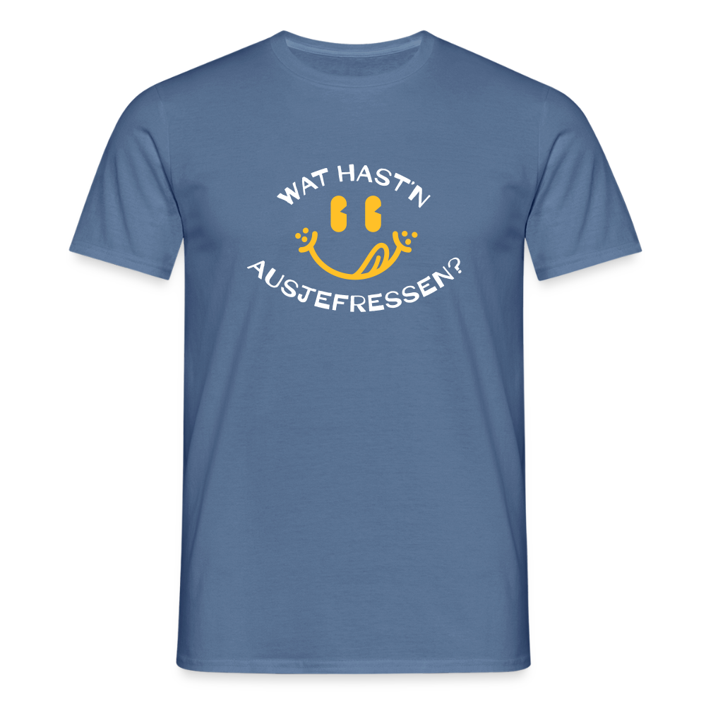 Wat Hast’n Ausjefressen - Männer Premium T-Shirt - Taubenblau