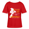 Spanien oder Spandau - Relaxed Rundhals Frauen Bio-T-Shirt - Rot