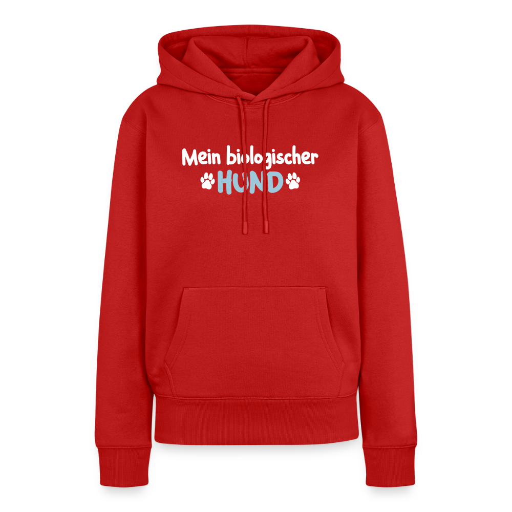 Mein biologischer Hund. - Frauen Premium Hoodie - Rot