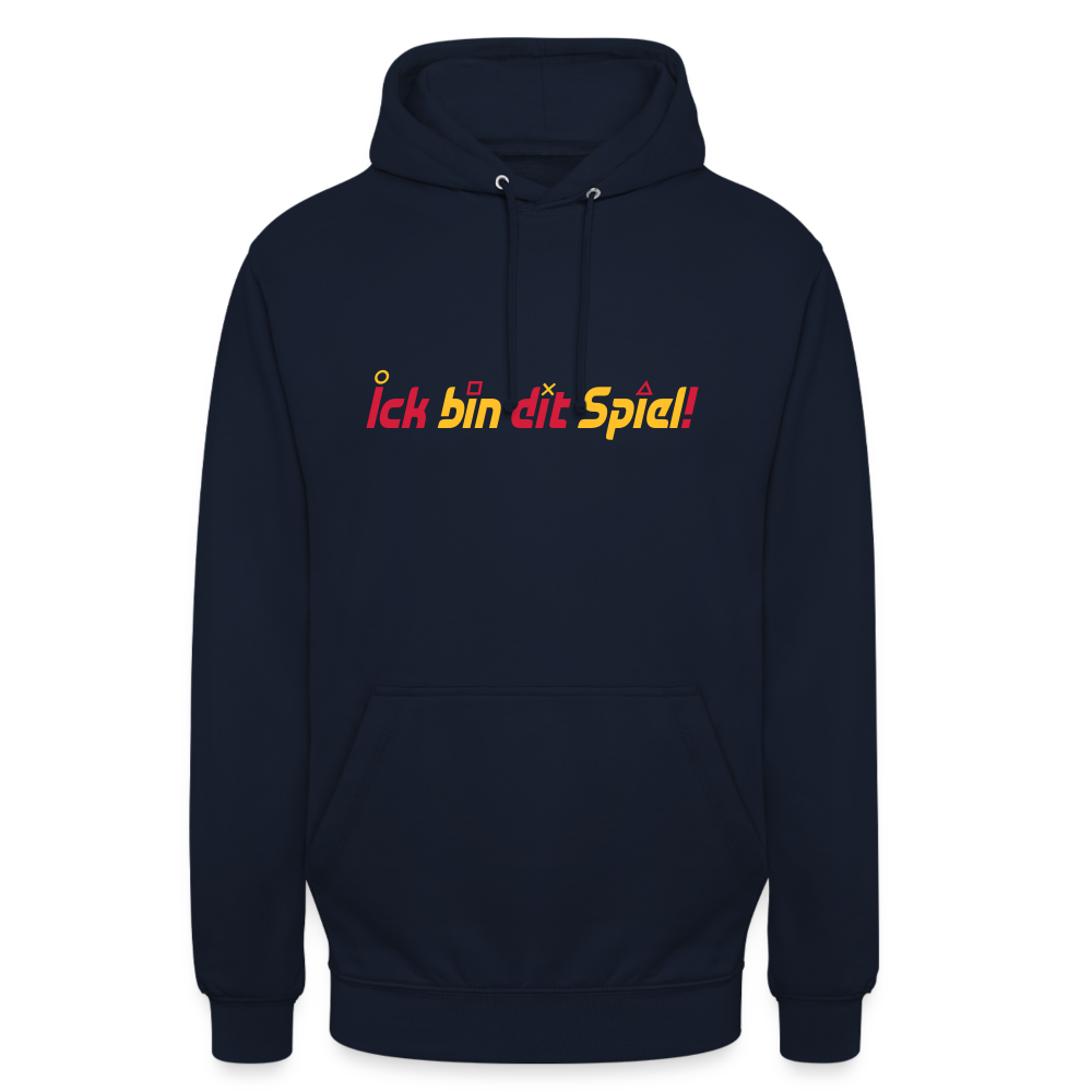 Ick bin dit Spiel! - Unisex Hoodie - Navy