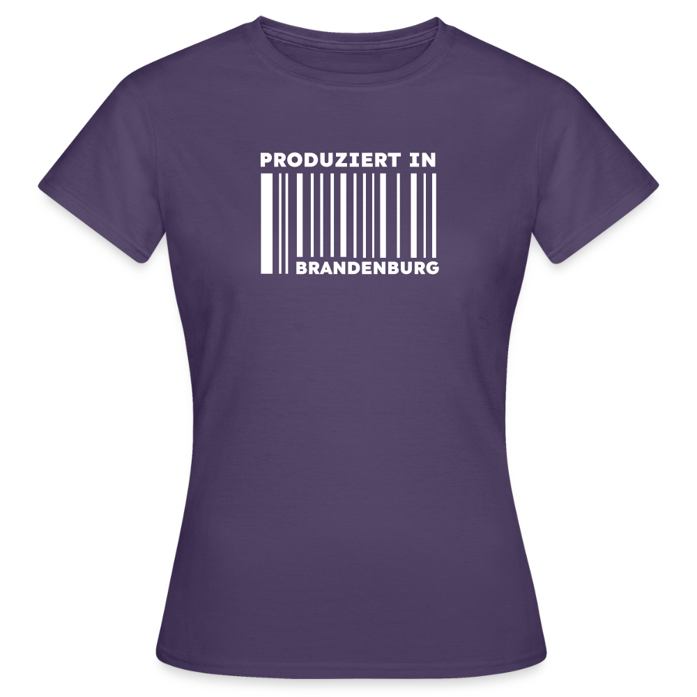 PRODUZIERT IN BRANDENBURG - Frauen Premium T-Shirt - Dunkellila