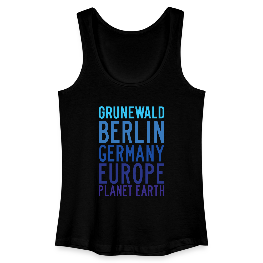 Grunewald Planet Earth - Frauen Bio Tank Top - Schwarz