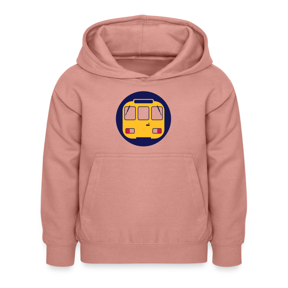 U-Bahntunnel - Kinder Hoodie - Altrosa