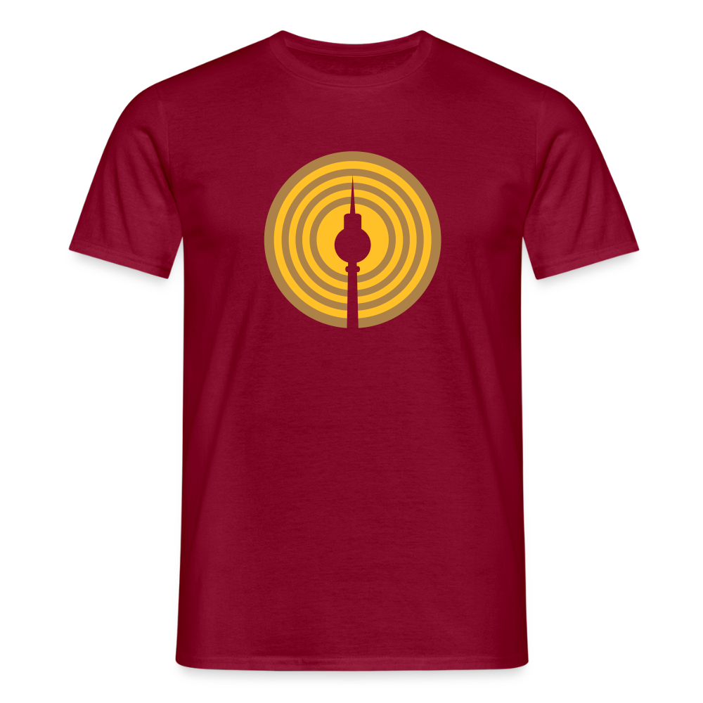 Berlin im Fokus - Männer Premium T-Shirt - Ziegelrot