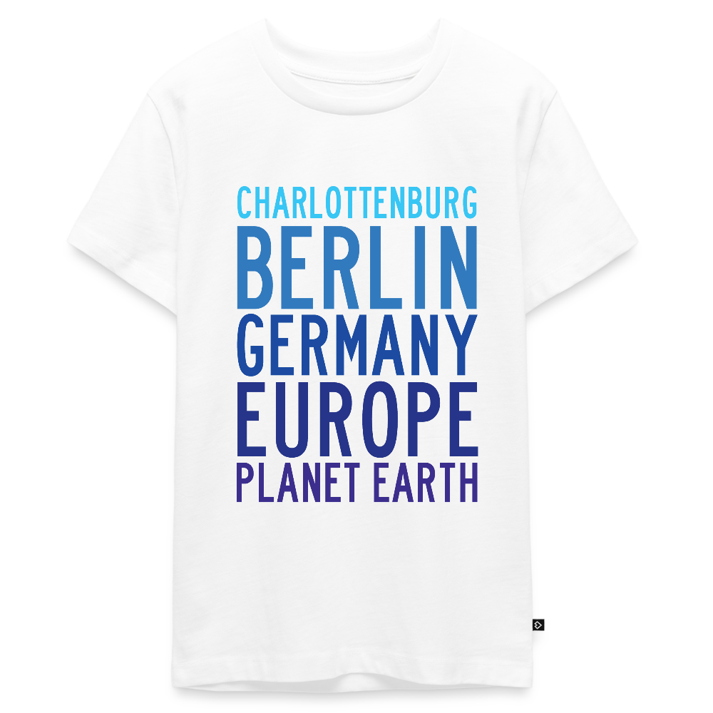Charlottenburg - Earth - Teenager Premium T-Shirt - Weiß