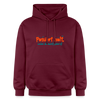 Passiert halt, wenn de nackt feierst! - Hoodie - Maroon