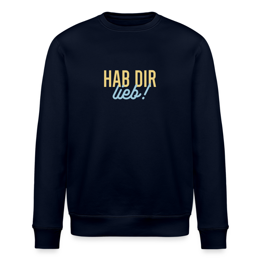 Hab Dir Lieb! - Unisex Bio Sweatshirt - Navy