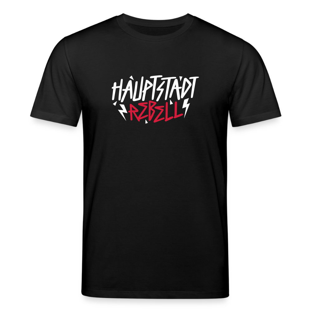 Haupstadt Rebell - Unisex Bio T-Shirt - Schwarz