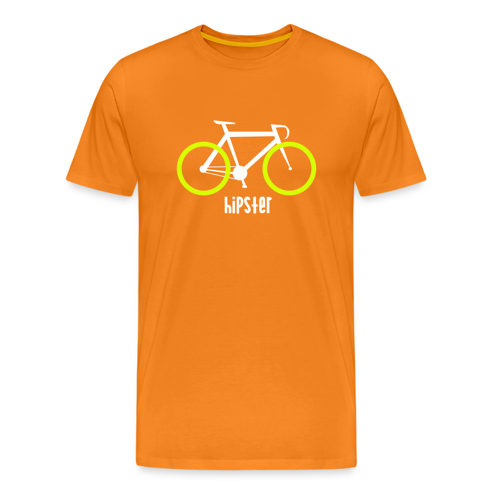 Hipster - Männer Premium T-Shirt - Orange