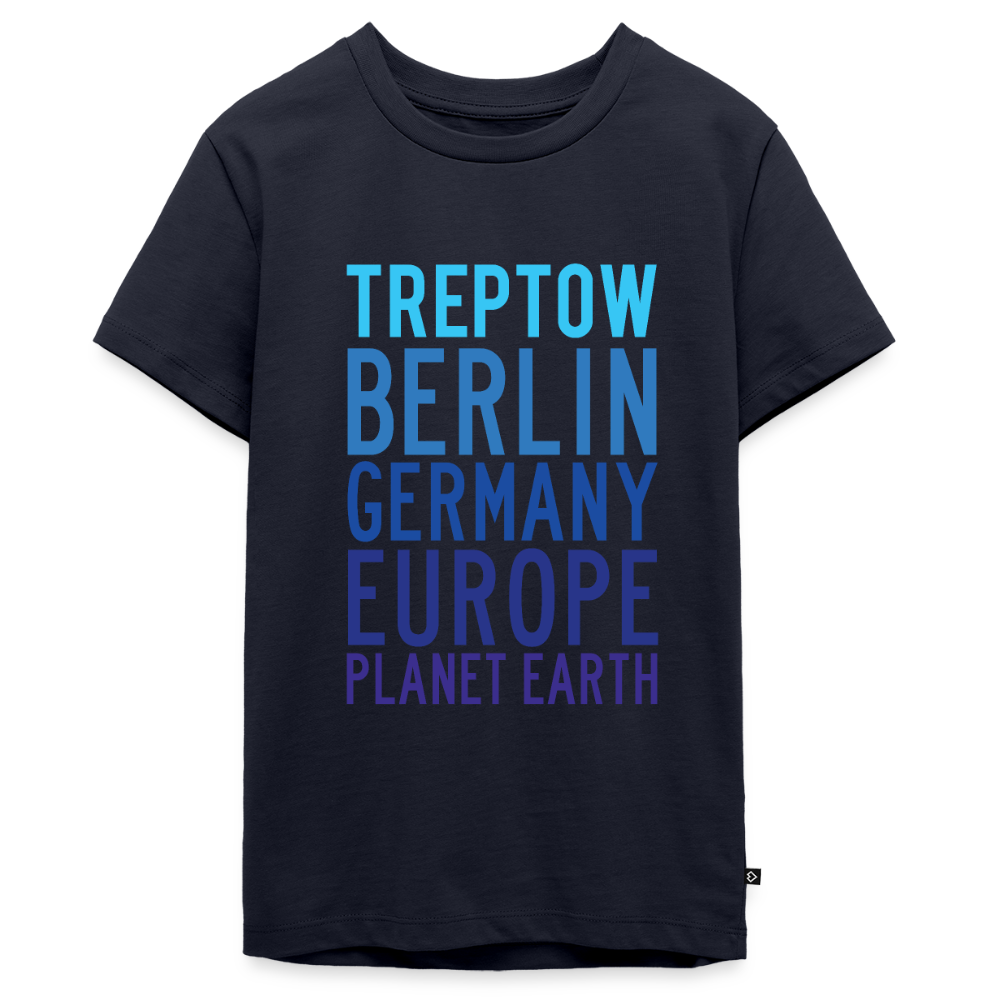 Treptow Planet Earth - Teenager Premium T-Shirt - Navy