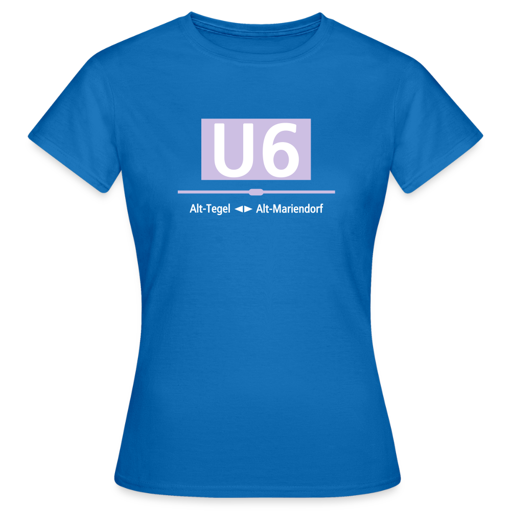 U6 - Frauen Premium T-Shirt - Royalblau