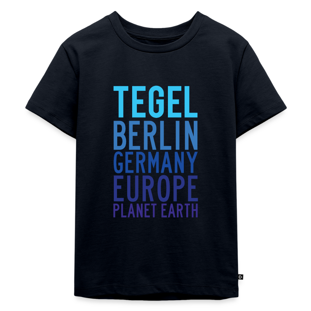 Tegel Planet Earth - Kinder Premium T-Shirt - Navy