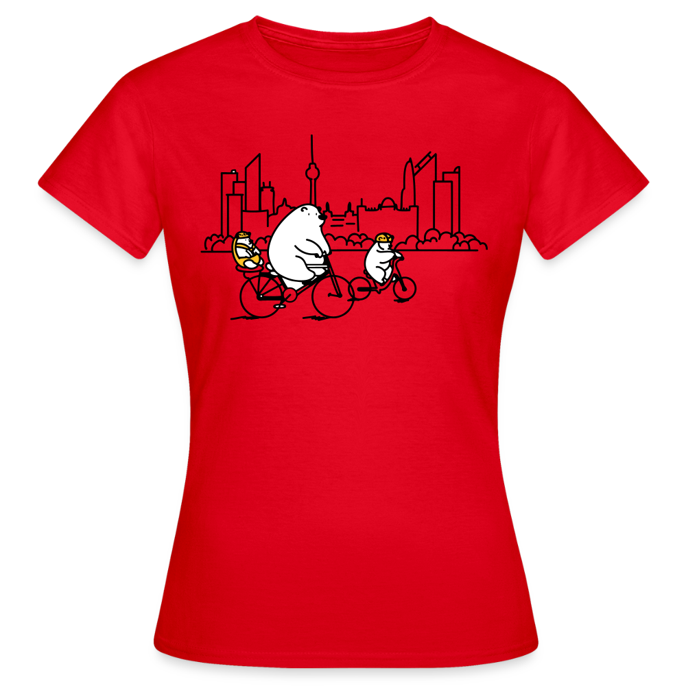 Fahrradtour Berlin - Frauen Premium T-Shirt - Rot