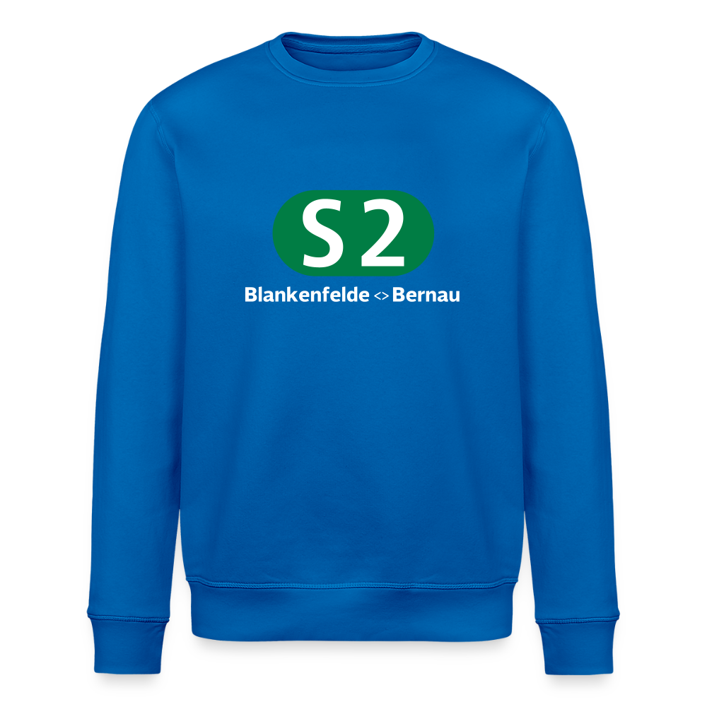 S2 - Unisex Bio Sweatshirt - Königsblau