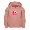 Tempelhof Flugzeug rot - Kinder Hoodie - Altrosa